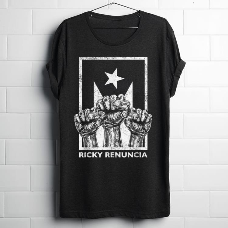 Premium Ricky Renuncia Bandera Negra Puerto Rico shirt