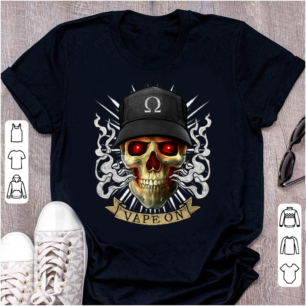 Premium Vaping Skull E-Cigarette Cloud Chaser Vape shirt