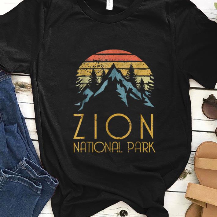  Premium Vintage Retro Zion National Park Utah shirt