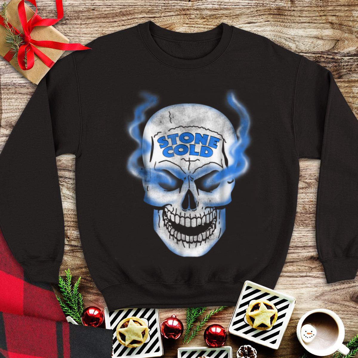 Premium WWE Stone Cold Steve Austin Smokey Distressed Skull shirt