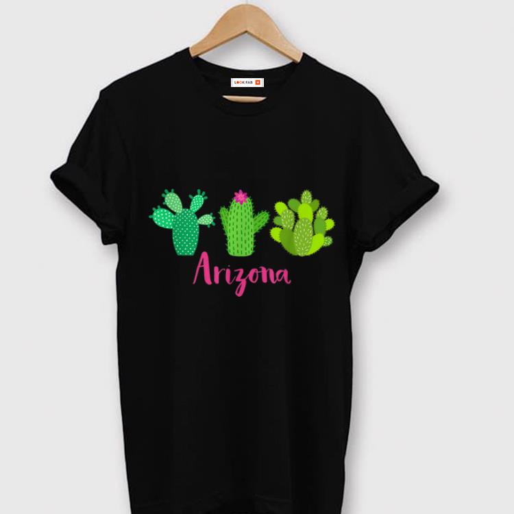 Pretty Arizona Cactus Plant With Flower For Women shirt