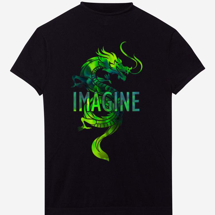 Pretty Imagine Green Dragon Fantasy Dragon Tattoo Style shirt