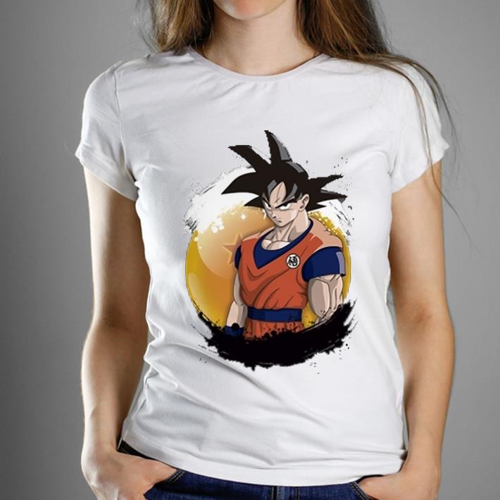 Pretty Just Goku Dragon Balls Black And White Shape Of Goku shirt
