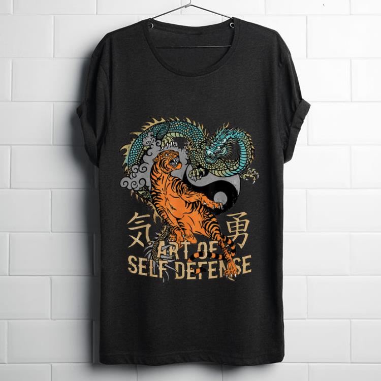 Top Art Of Self Defense Yin Yang Tiger and Dragon shirt