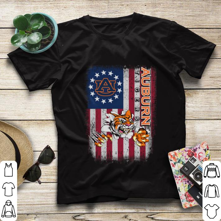 Top Auburn Tigers Betsy Ross flag shirt