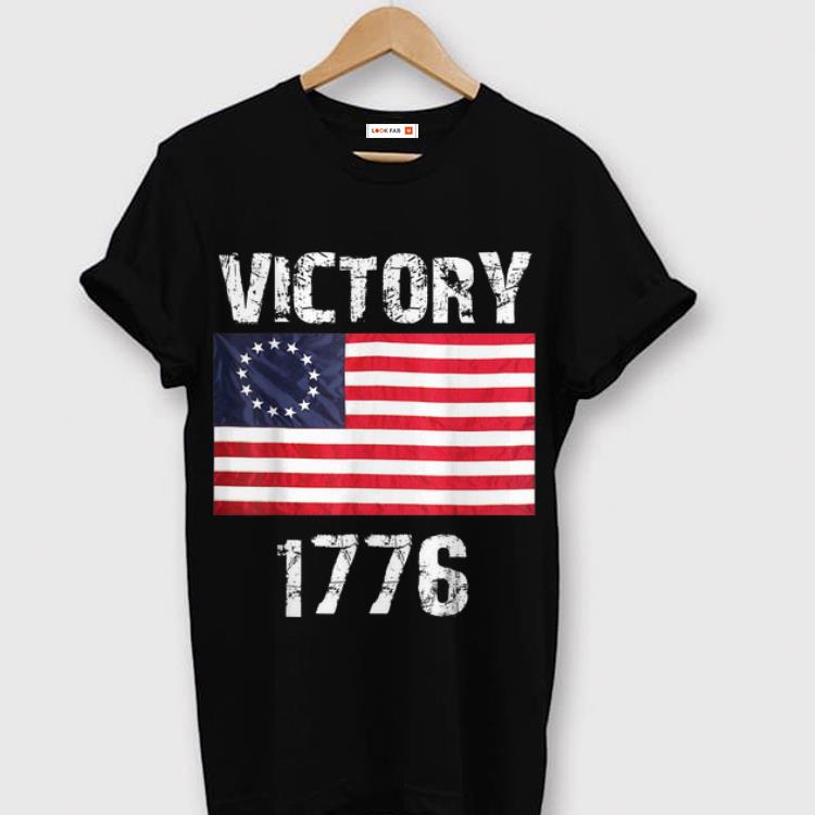  Top Betsy Ross Flag 4th Of July Victory 1776 shirt