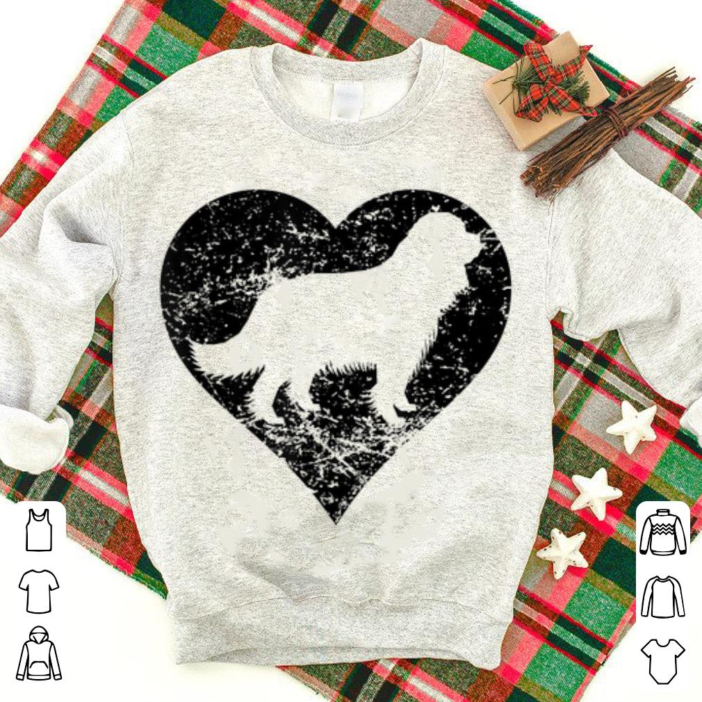 Top Distressed Cavalier King Charles Spaniel Heart Dog Owner shirt