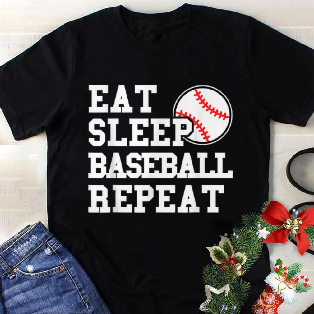 Top Eat Sleep Baseball Repeat hoodie