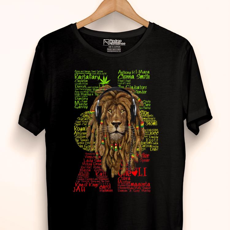 Top Marley Rasta Reggae Lion Music Lover Bob Lover shirt