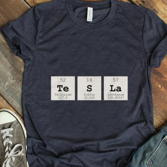  Top Periodic Table Tesla shirt