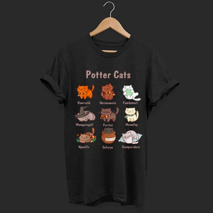 Top Potter Cats Harry Potter And Cat - Cat Lovers shirt