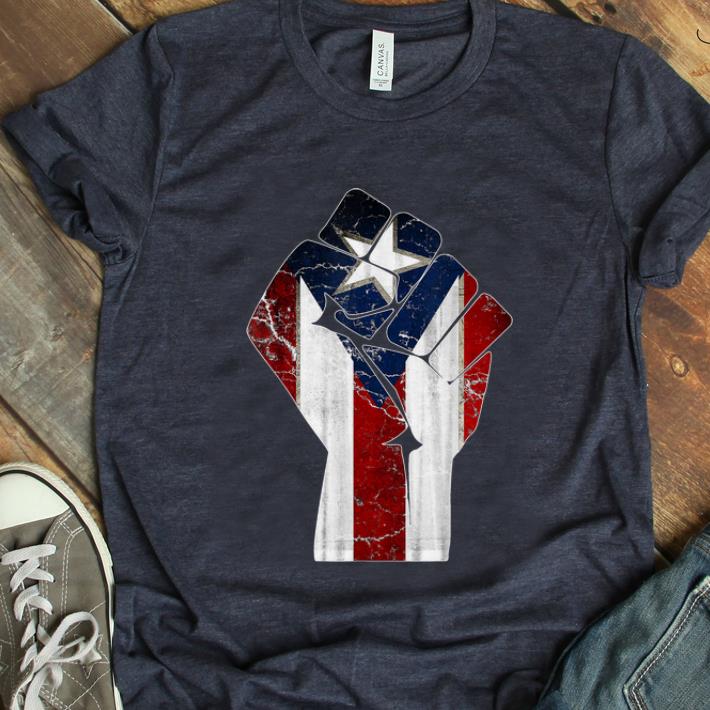  Top Puerto Rico Resiste Boricua Flag The Fist shirt