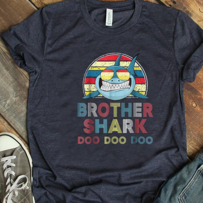  Top Retro Vintage Brother Shark Sunglass Doo Doo Doo shirt