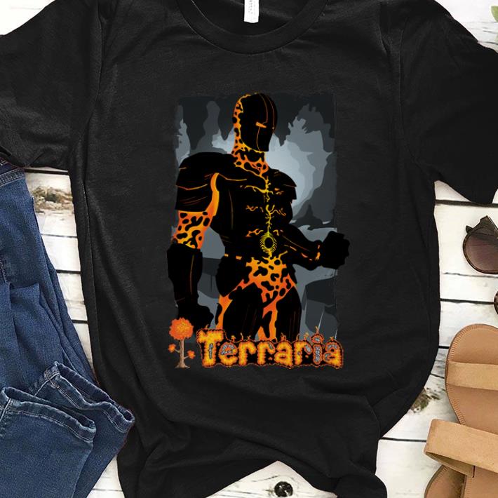 Top Terraria Hoodie Molten Armor shirt