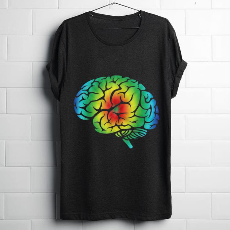 Top Trippy Psychedelic Rave Music Festival Brain shirt