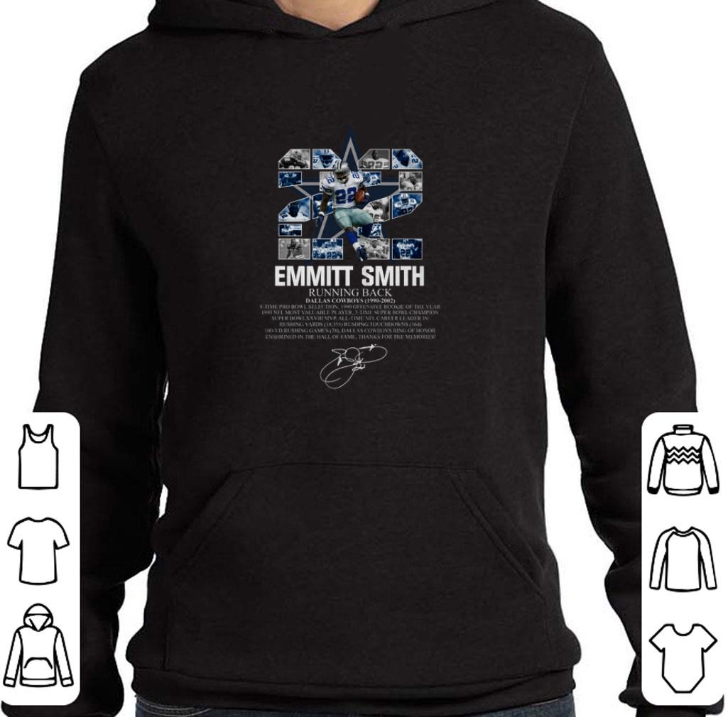 Awesome 22 Emmitt Smith running back Dallas Cowboys 1990-2002 signature shirt 6 Awesome 22 Emmitt Smith running back Dallas Cowboys 1990-2002 signature shirt