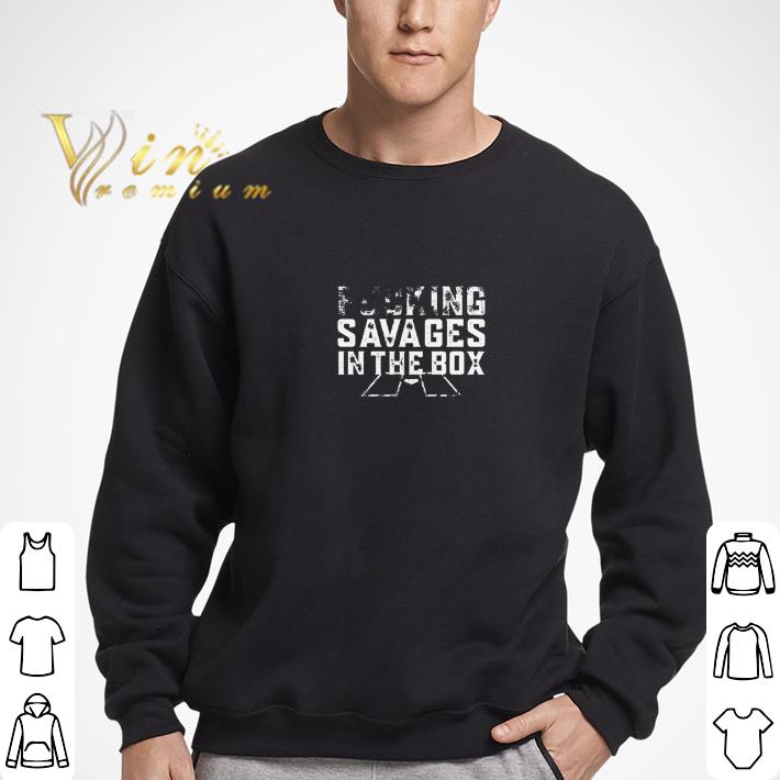 Awesome Aaron Judge Fucking savages in the box New York Yankees shirt
