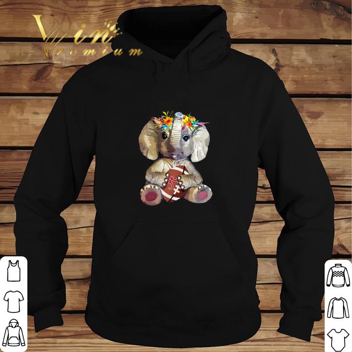 Awesome Alabama Crimson Tide Elephant Flower shirt