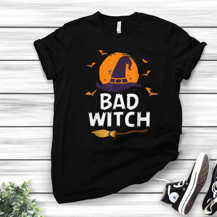 Awesome Bad Witch Broomstick Bats Hat For Halloween