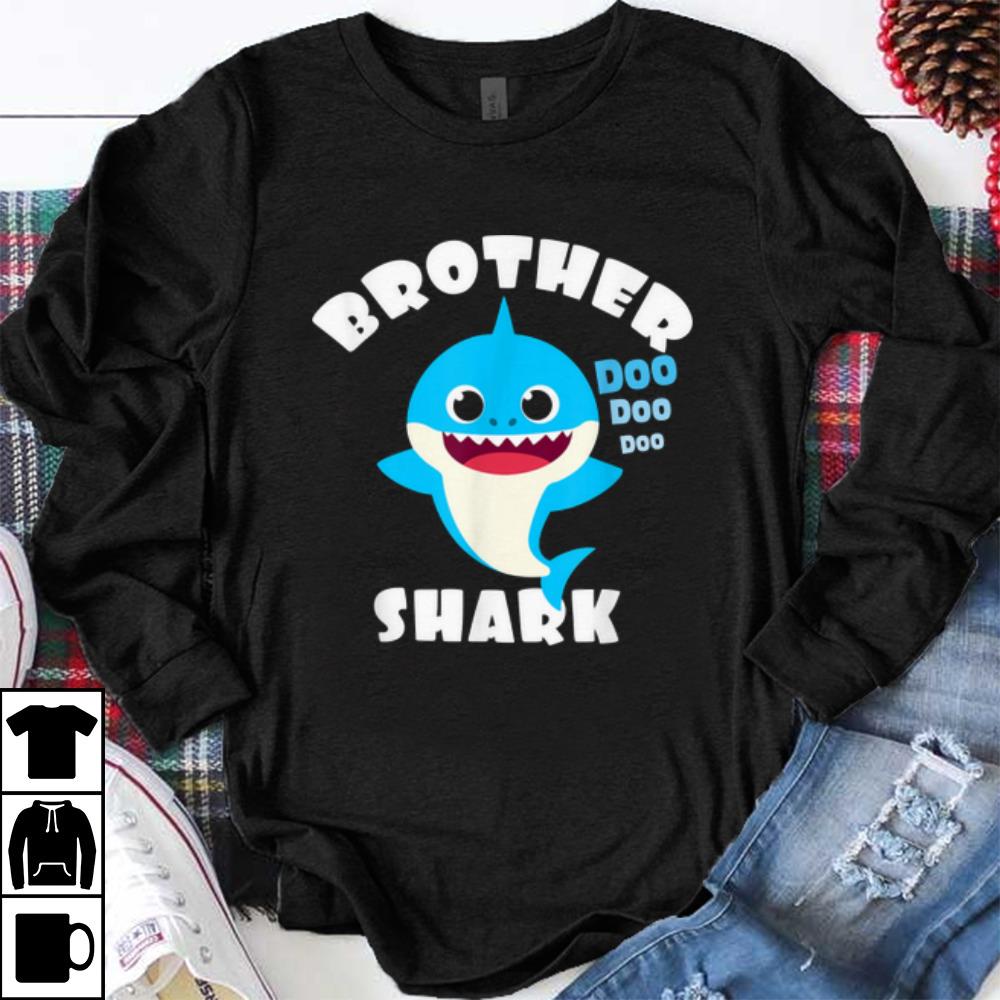 Awesome Brother Shark Gift - Cute Baby Shark Family Set shirt