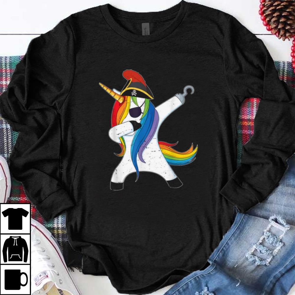 Awesome Dabbing Unicorn Pirate Halloween Costume Gift shirt