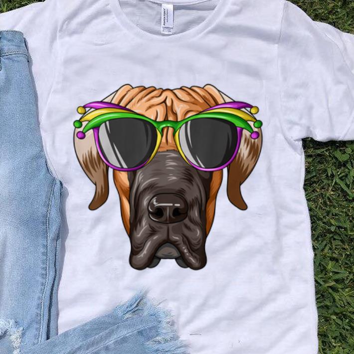 Awesome Great Dane Mardi Gras Carnival Mask Great Dane shirt