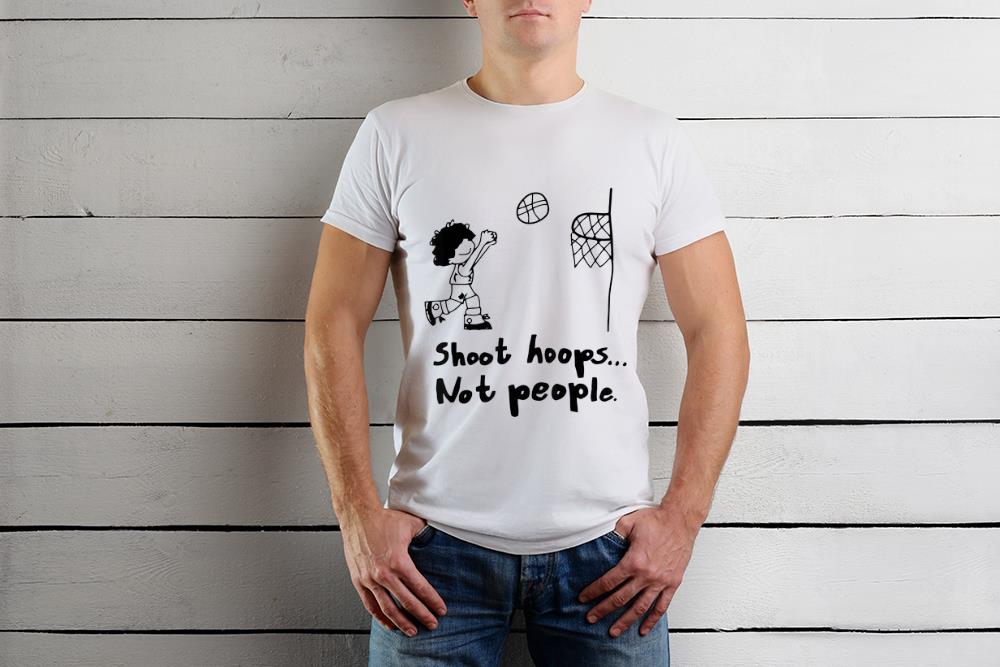 Awesome Shoot Hoops Not People Basketball shirt