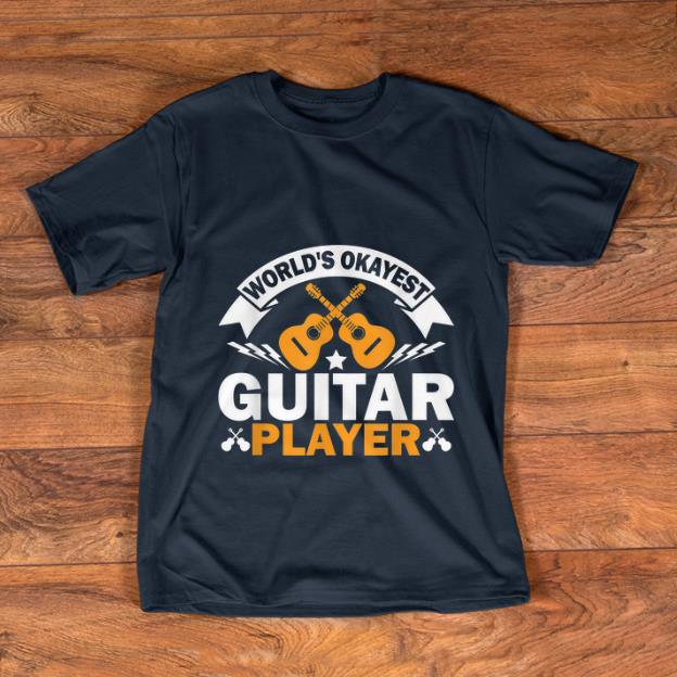 Awesome World's Okayest Guitar Player Acoustic Guitar shirt
