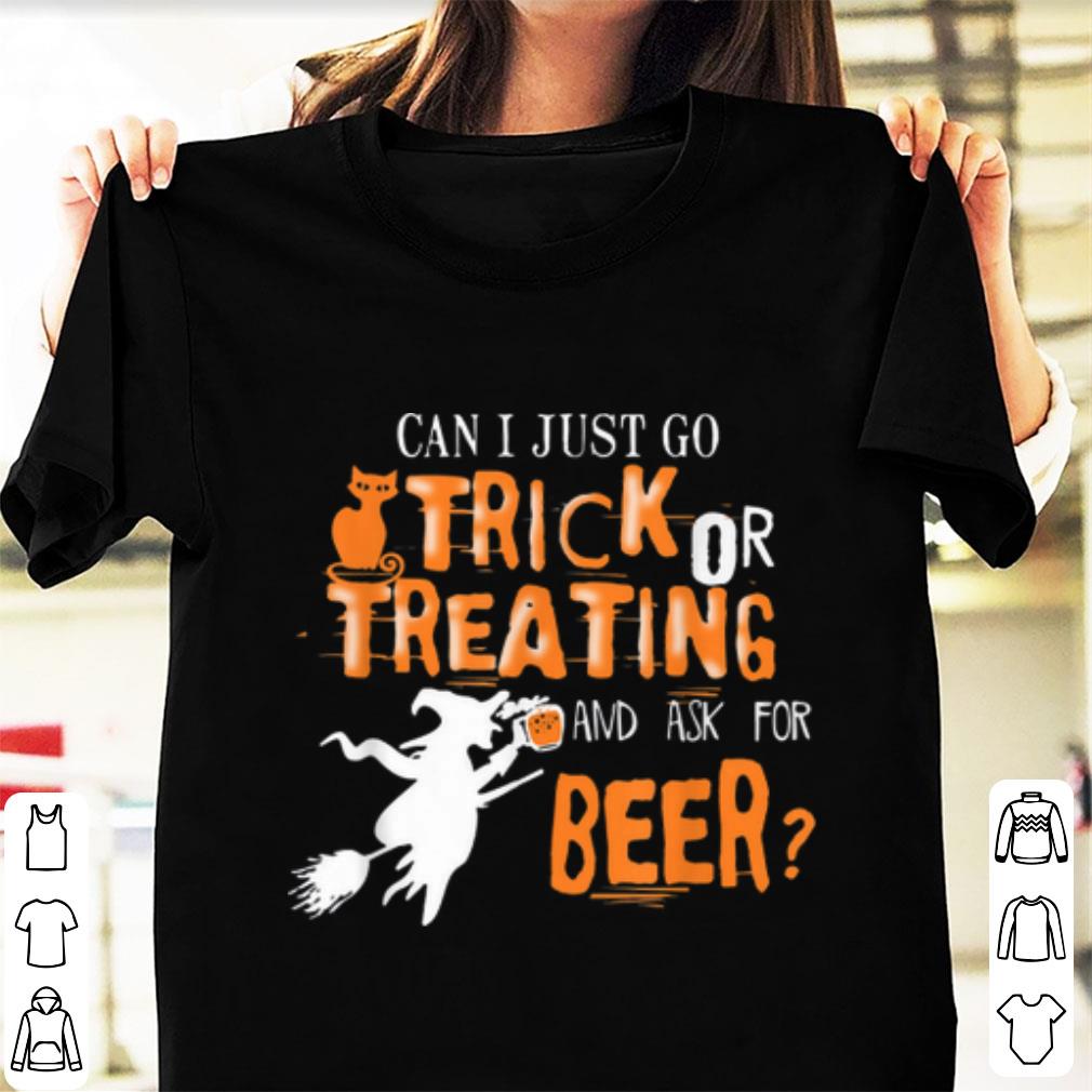 Beautiful Beer Treating Ask For Beer Witch Wine Lover Halloween shirt