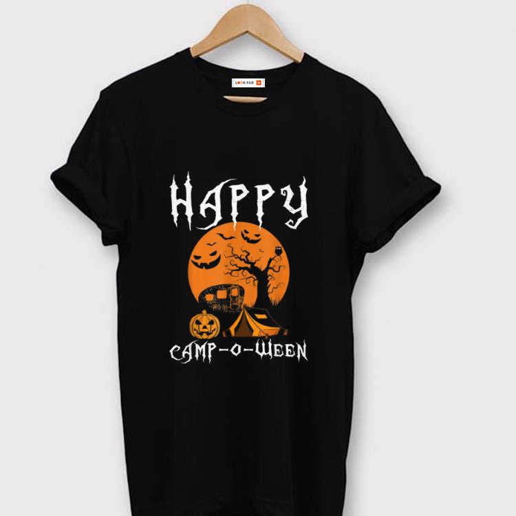 Beautiful Happy Camp-o-ween Funny Halloween Camping Costume Gift shirt