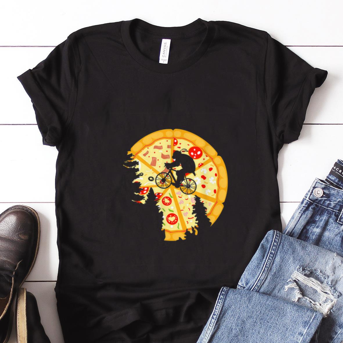  Best price Ninja Turtle Bike Flying Across Pizza Moon shirt