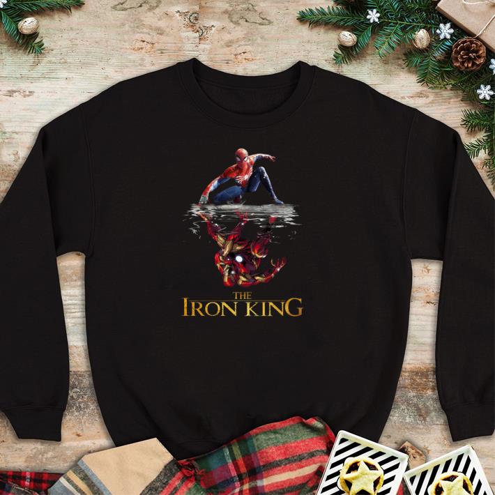 Funny Spider Man reflection Iron Man The Iron King shirt