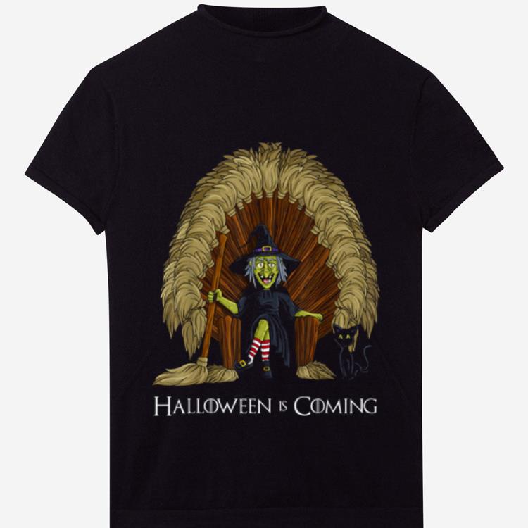 Funny Witch Brooms Throne Funny Halloween shirt