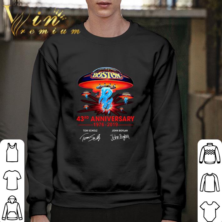 Hot Boston 43rd anniversary 1976-2019 Tom Scholz John Boylan shirt 6 Hot Boston 43rd anniversary 1976-2019 Tom Scholz John Boylan shirt