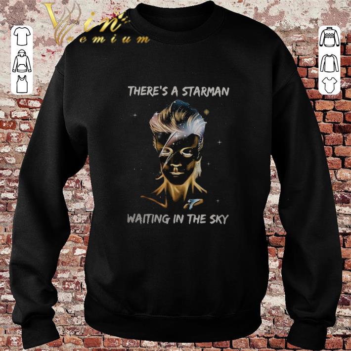 Hot David Bowie there’s a Starman waiting in the sky shirt