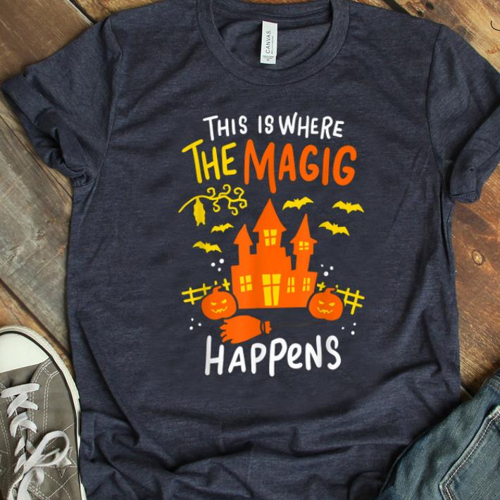 Hot Halloween Trick Or Treats Party Magic Happens shirt