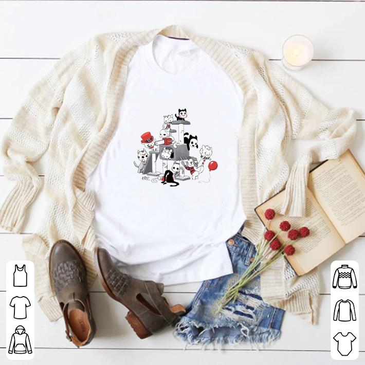 Hot Park Cats Scariest Horror Movie Characters Halloween shirt