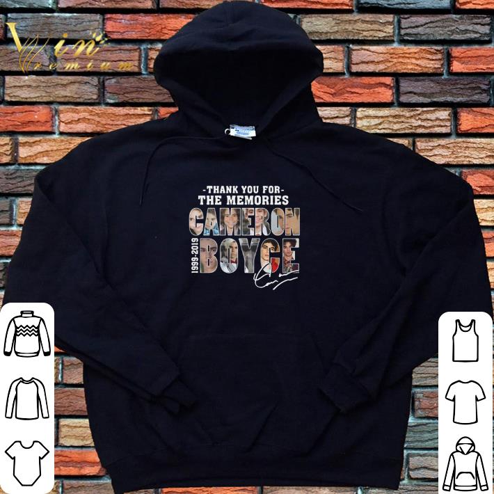 Hot Thank you for the memories Cameron Boyce 1999-2019 signature shirt 6 Hot Thank you for the memories Cameron Boyce 1999-2019 signature shirt