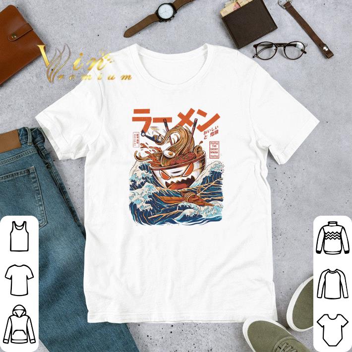 Hot The Great Ramen off Kanagawa shirt
