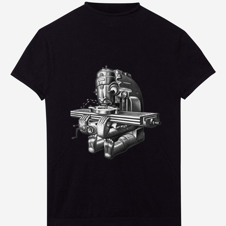 Nice Bridgeport Mill Eating Steel shirt