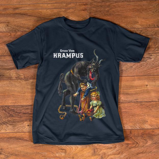 Nice Greetings From Gruss Vom Krampus Demon Christmas shirt