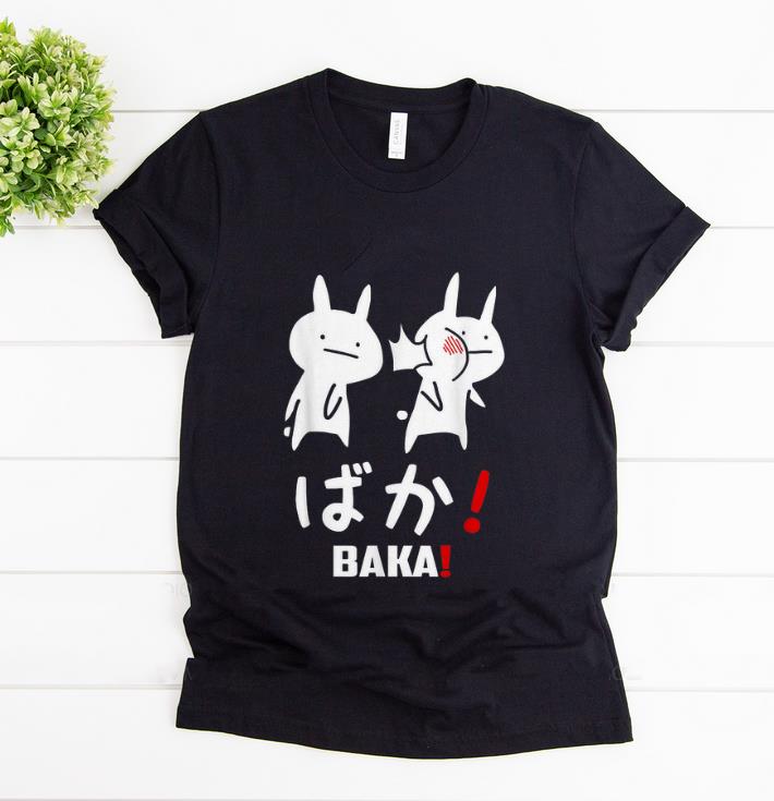 Nice Kawaii Neko Baka Japanese Word shirt