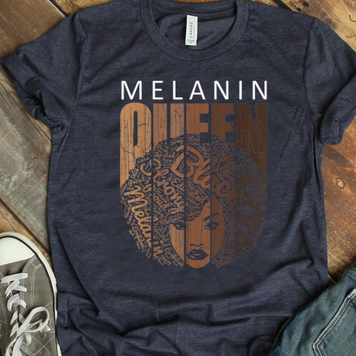 Nice Natural Afro Melanin Queen African American shirt