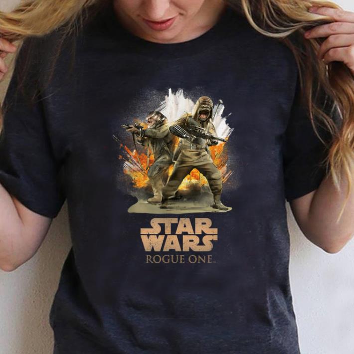 Nice Star Wars Rogue One Pao and Bistan Battle shirt