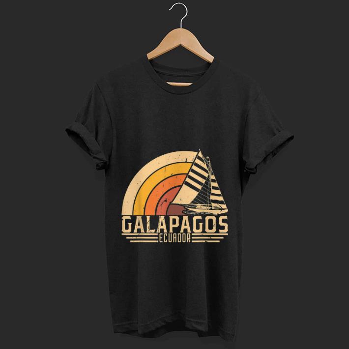  Nice Vintage Galapagos Ecuador Sailing Vacation shirt