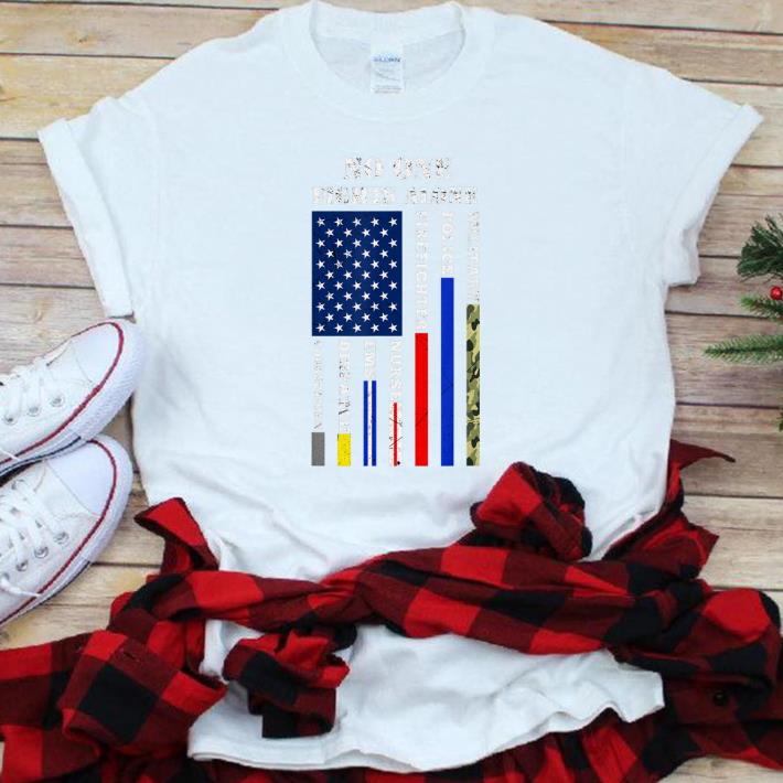 No One Fight Alone Usa Flag For 4th Of July All Job American