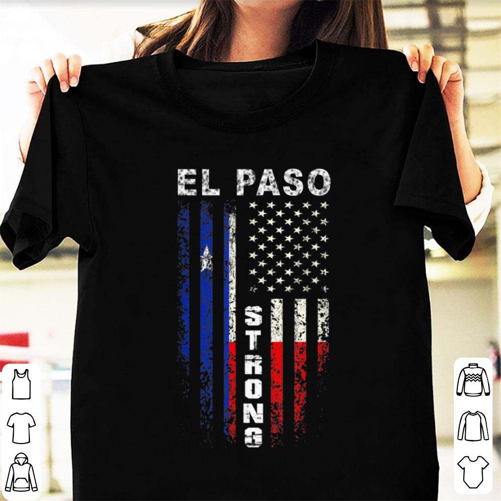 Official American Flag El Paso Strong shirt