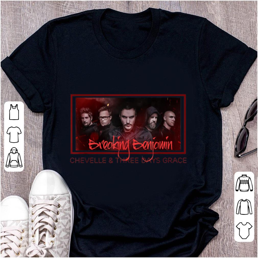 Official Breaking Benjamin Chevelle And Three Days Grace shirt