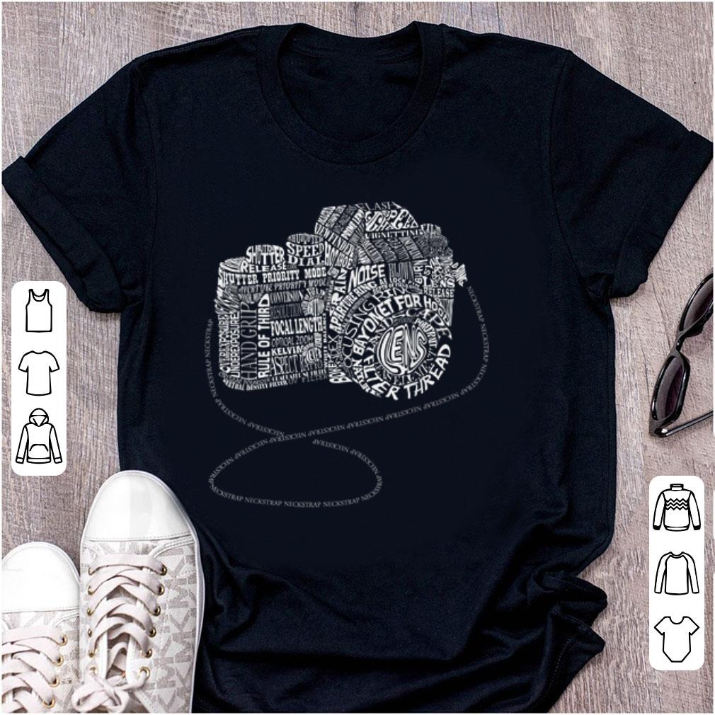 Official Camera Amazing Anatomy Typography shirt