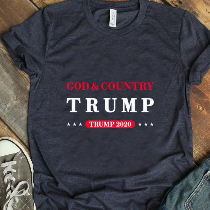 Official God And Country Trump 2020 shirt